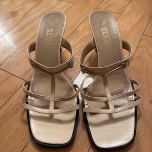 Gucci Women's Tan Strappy Sandals